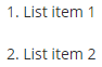 order display